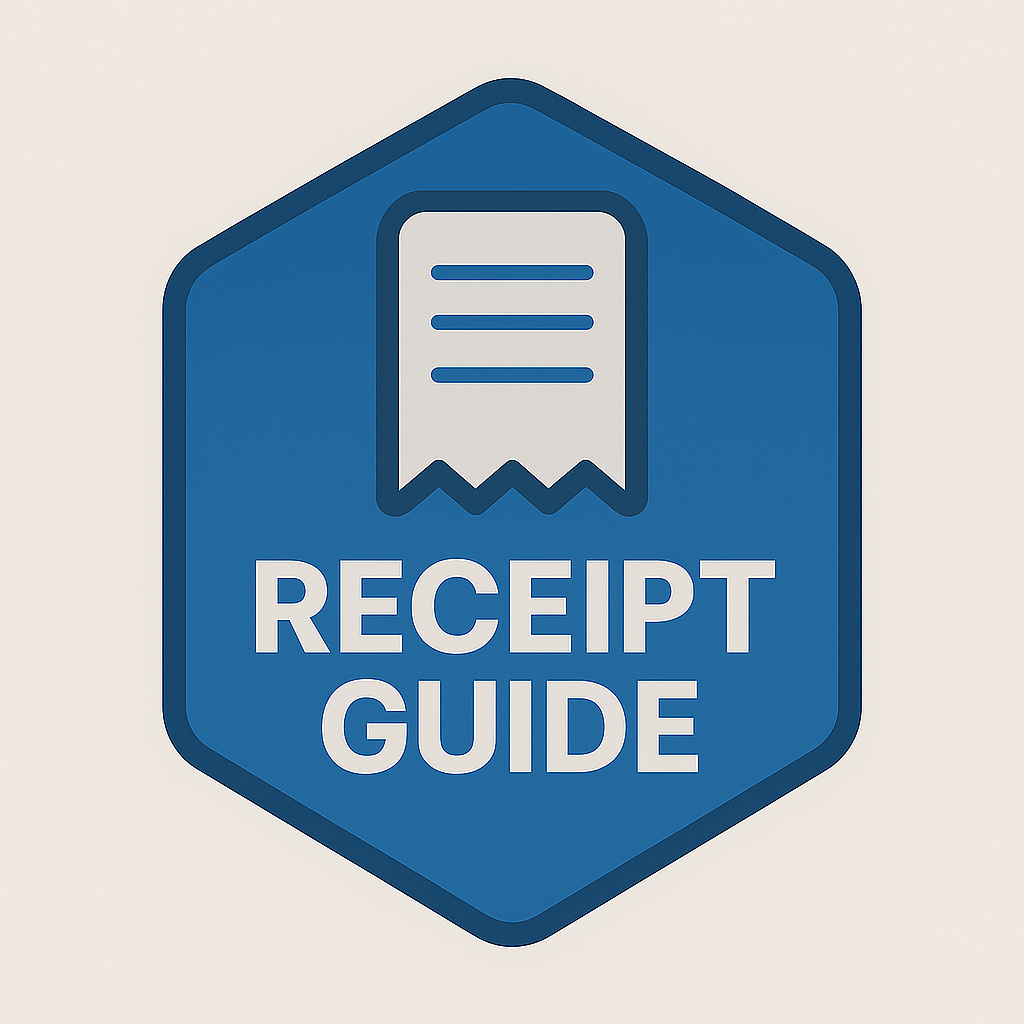 Receipt Guide